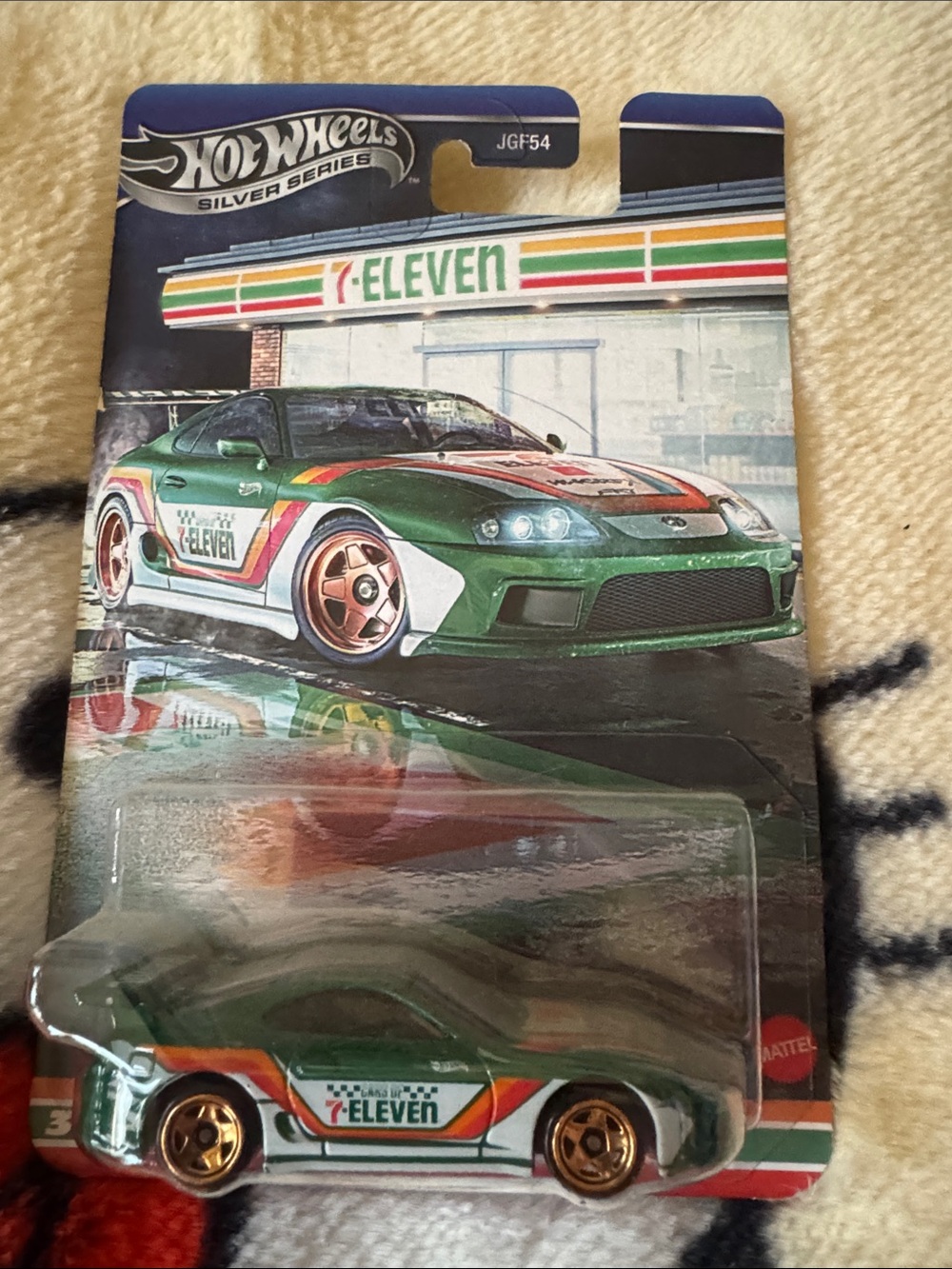 limited edition hot wheels silver series 7-Eleven Toyota Supra !